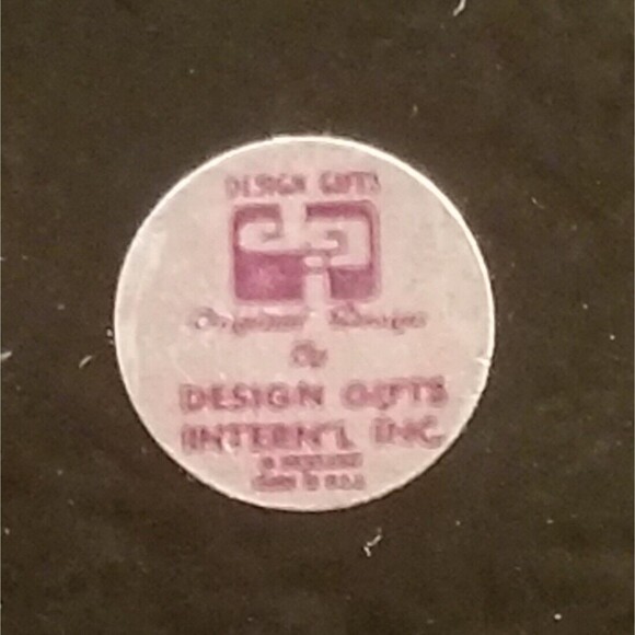 Vintage 1970s Cape May NJ Souvenir Abalone Shell Trivet 5.5" Diameter - Picture 3 of 3